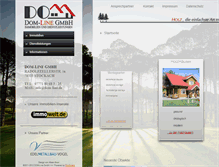 Tablet Screenshot of dom-line.de